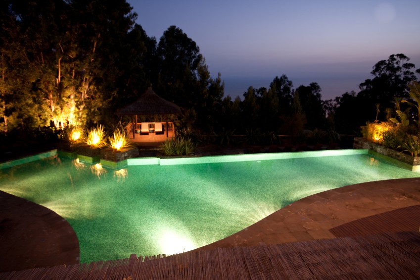 Pool by night